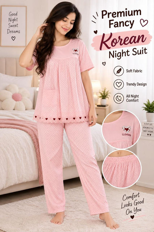 Premium Fancy Korean Night Suit