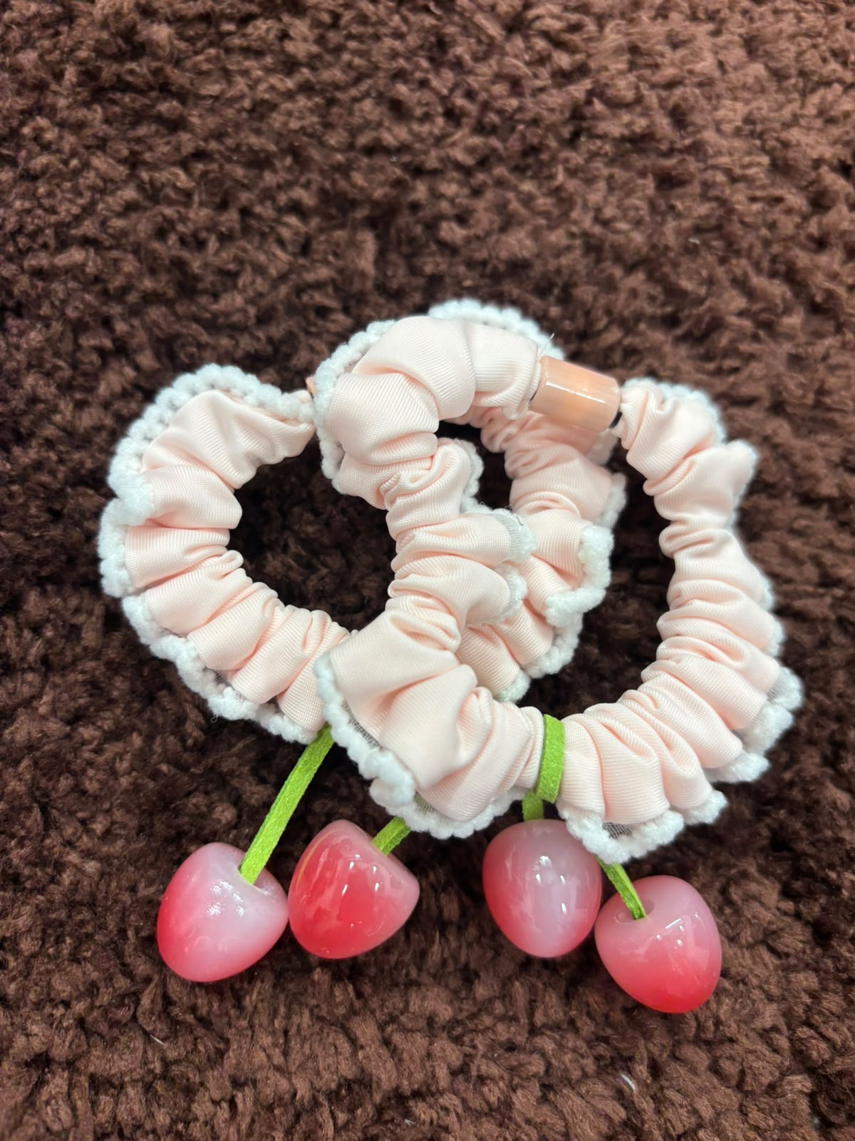 Cherry Pair Rubber Band