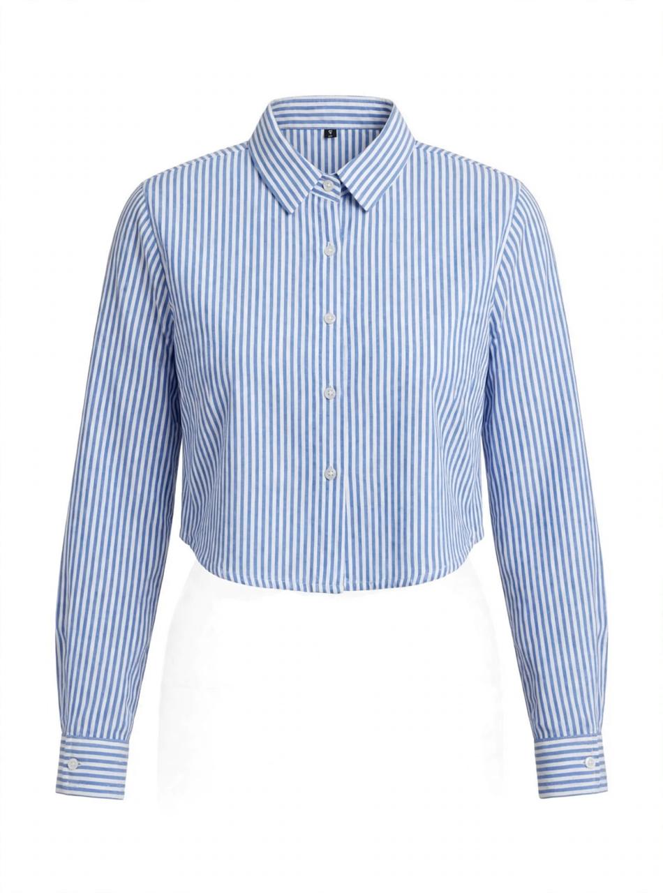 Stripes Crop Shirt