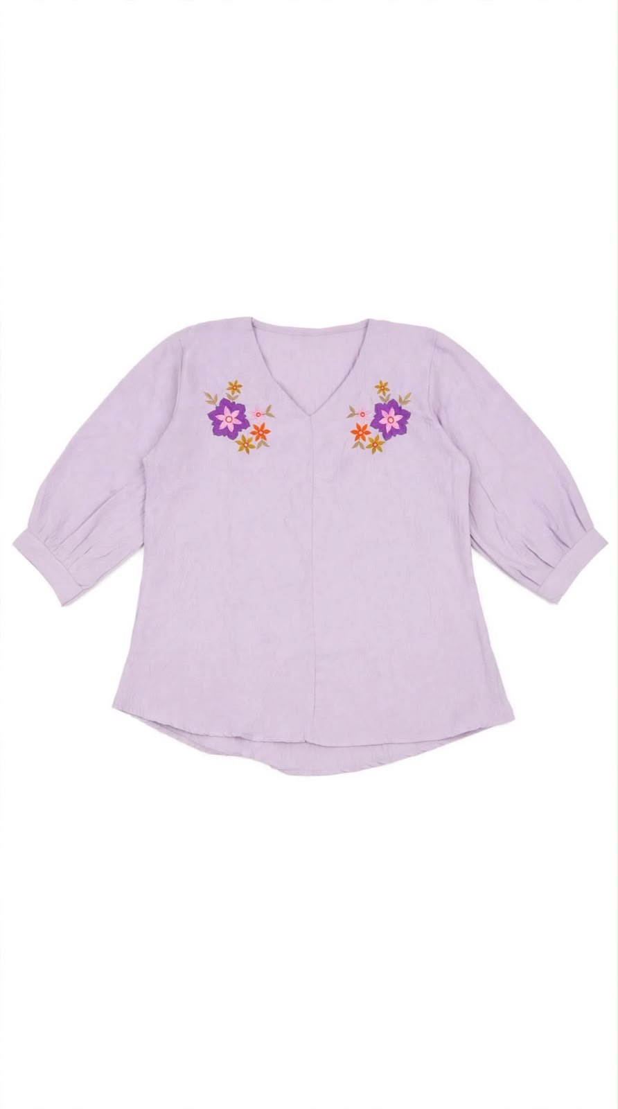 Meadow Mist Embroidered Top