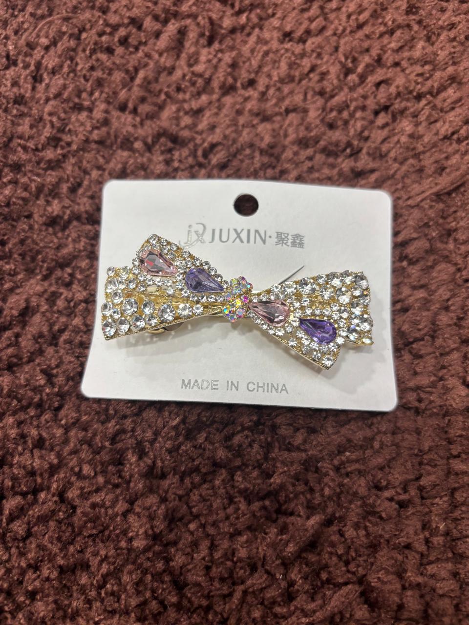 Crystal Bowknot Barrette
