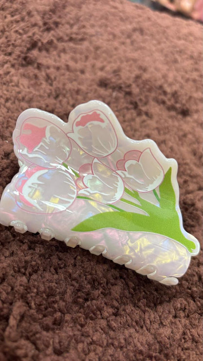 Flower Claw Clip