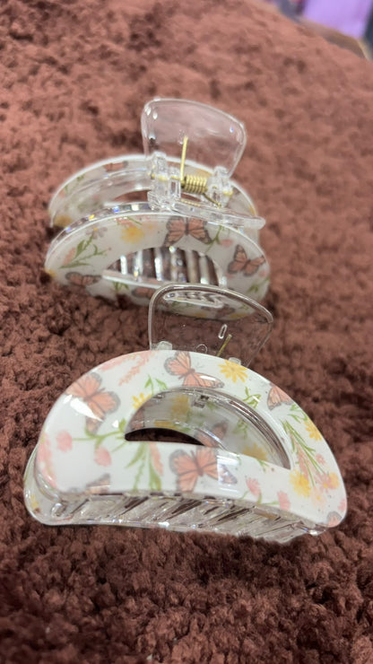 Pattern Claw Clip