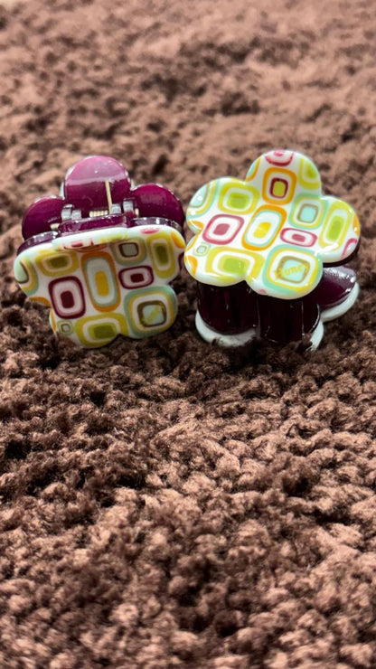Mini Flower Claw Clip