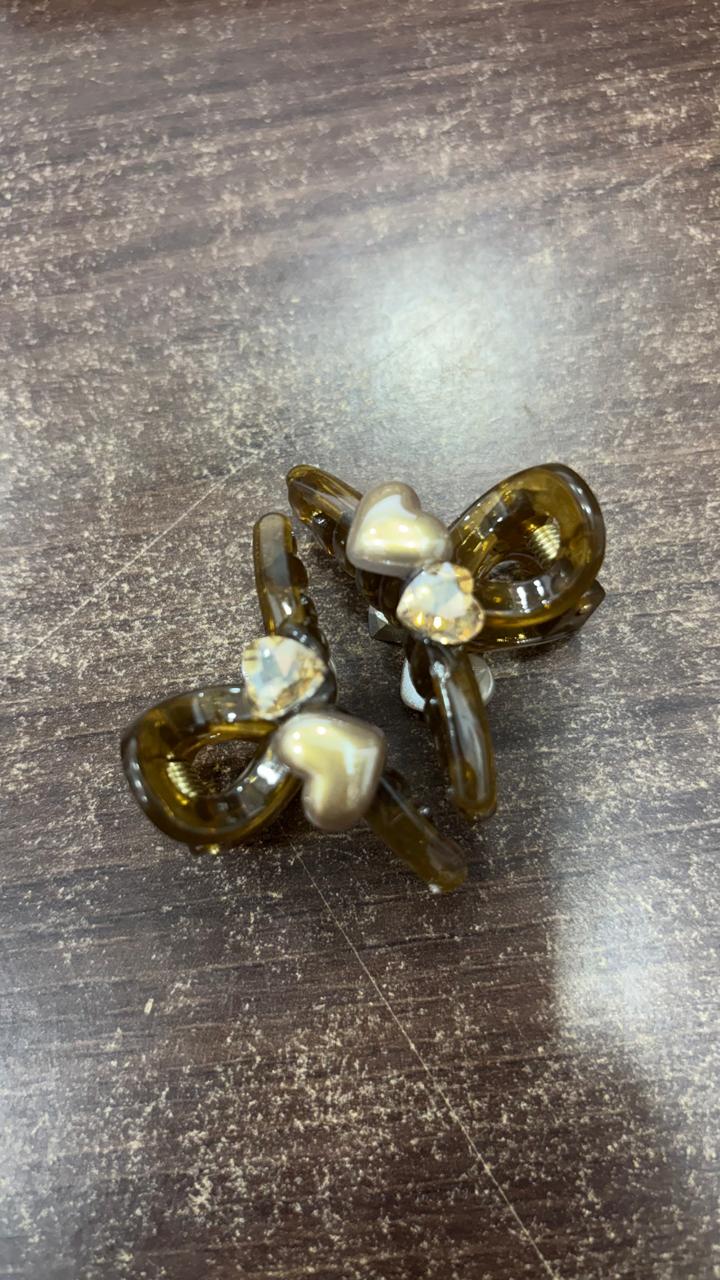 Mini Bow Claw Clips