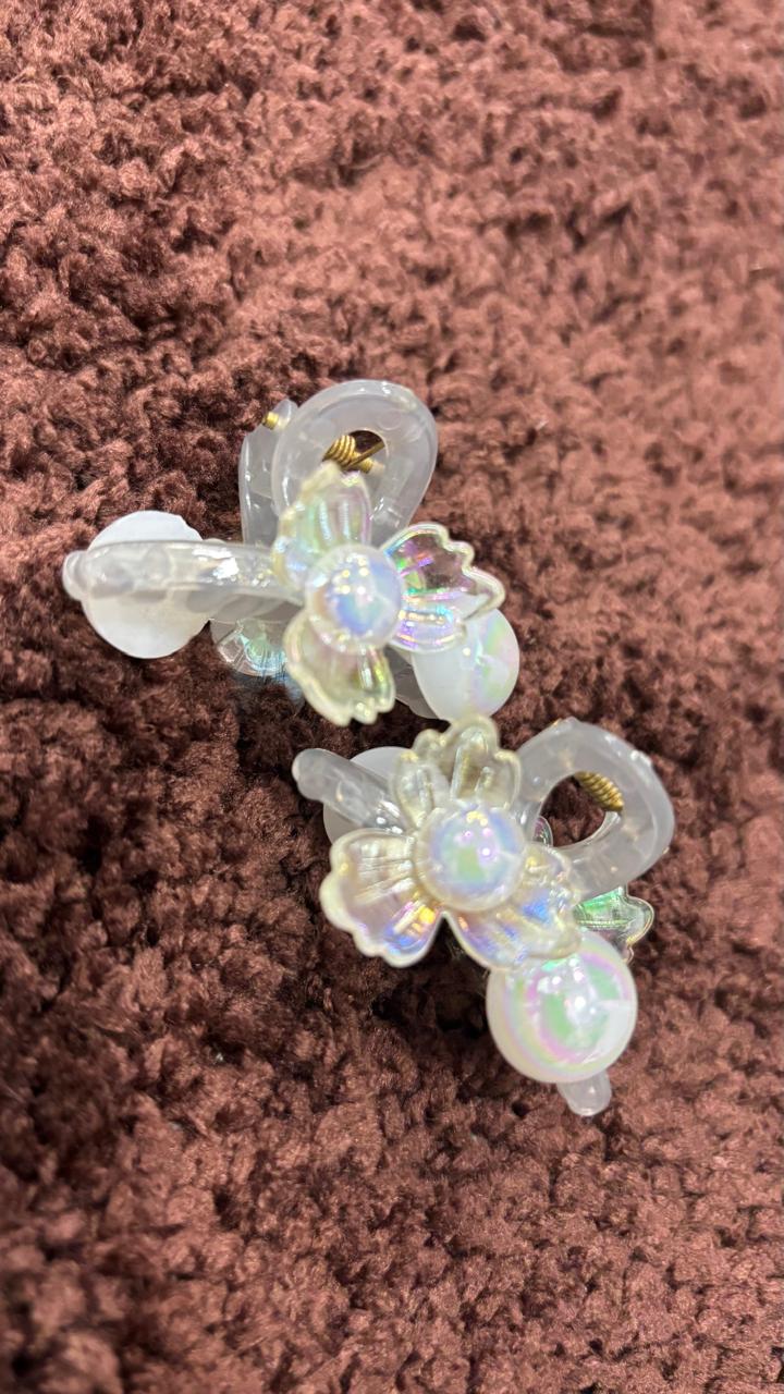 Mini Bow Claw Clips