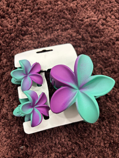 Flower Claw Clip Combo-3pc set