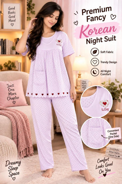 Premium Fancy Korean Night Suit
