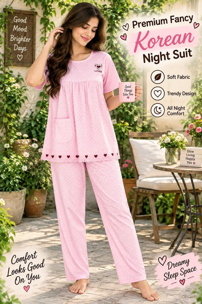 Premium Fancy Korean Night Suit