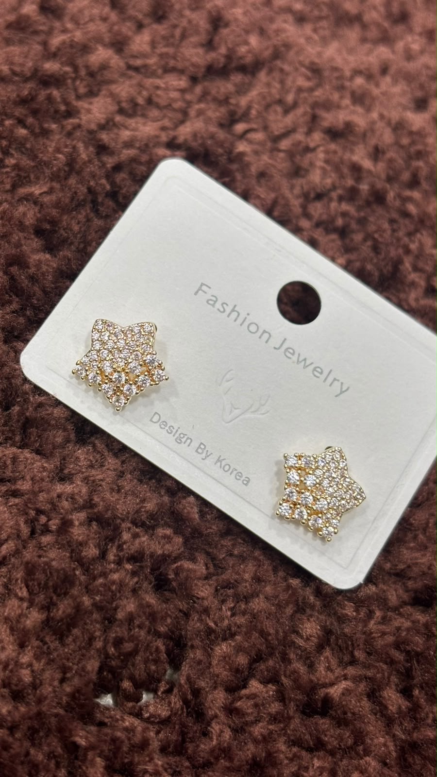 Anti-Tarnish Pave Crystal Earrings