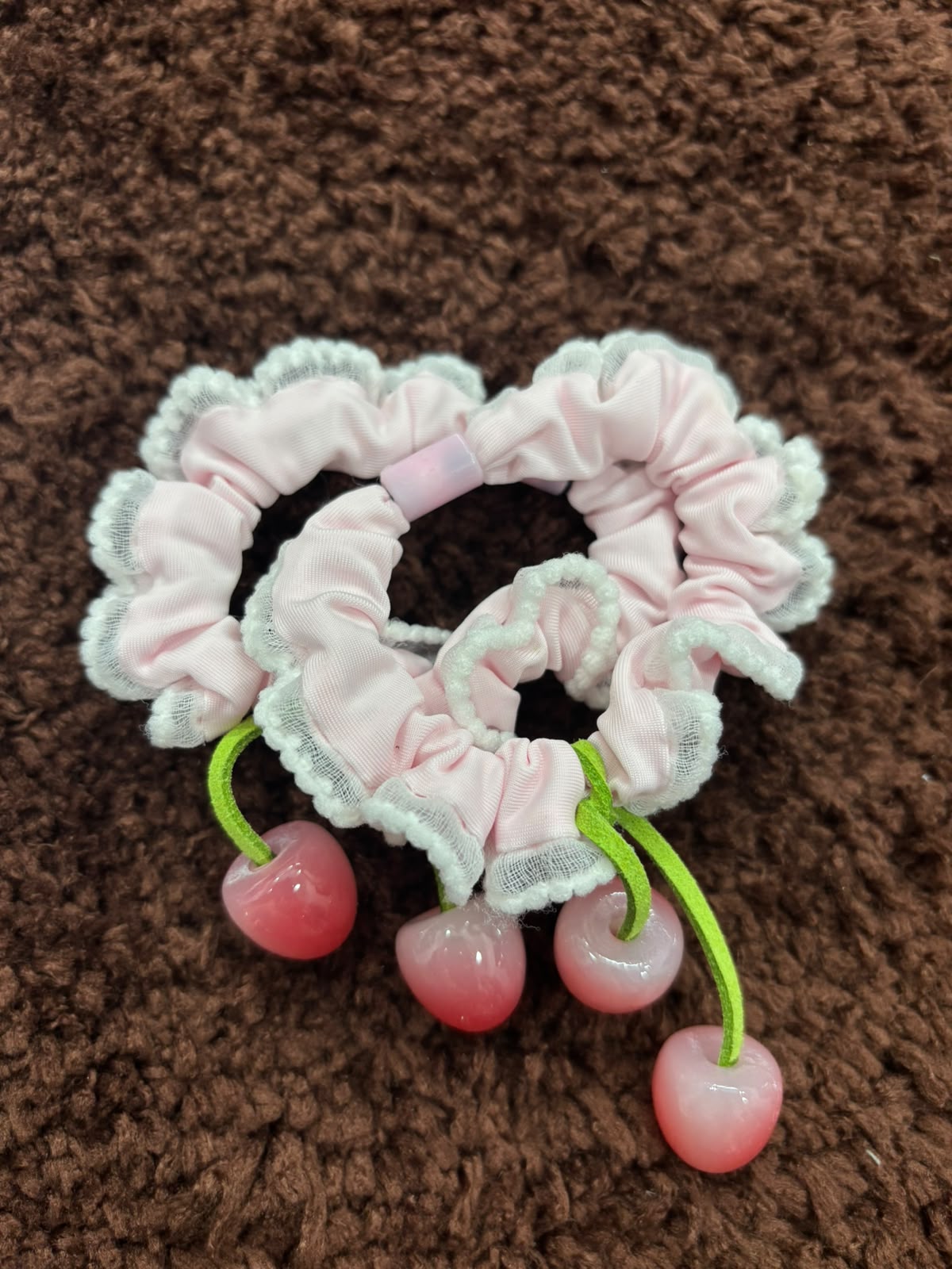 Cherry Pair Rubber Band