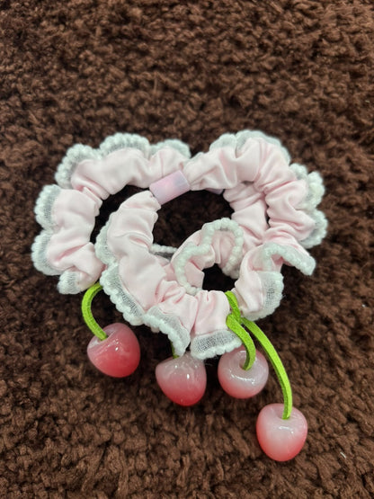 Cherry Pair Rubber Band