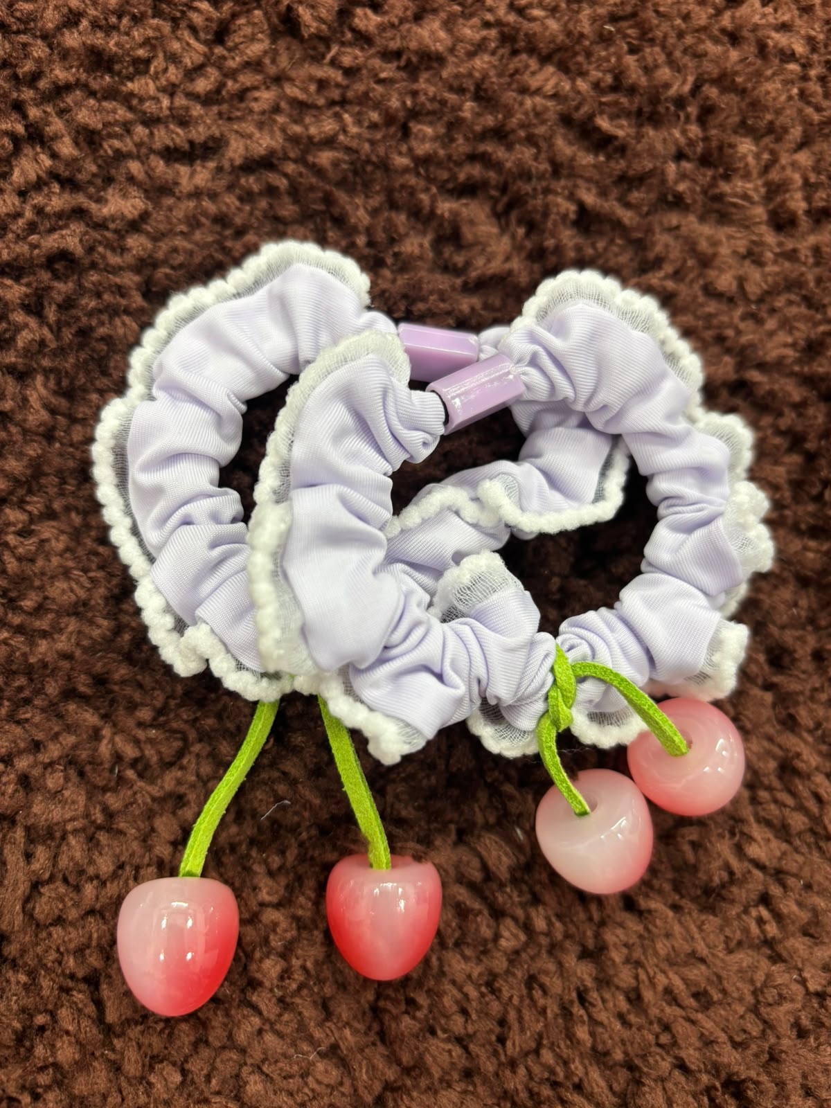 Cherry Pair Rubber Band