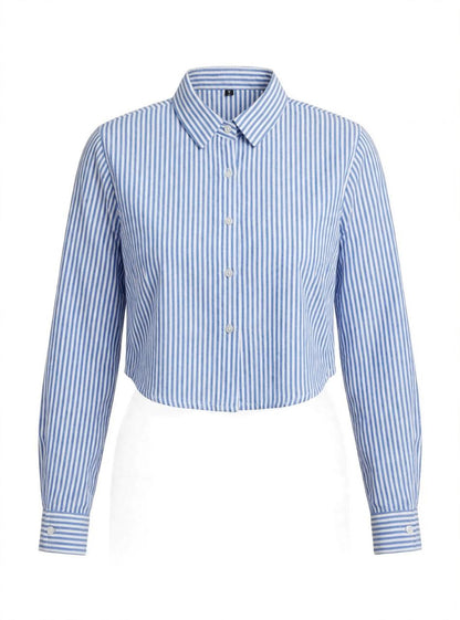 Stripes Crop Shirt