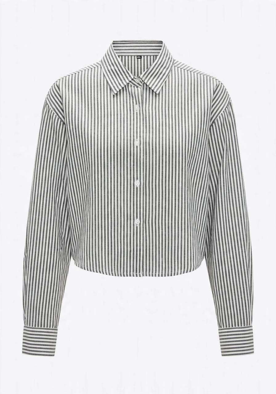 Stripes Crop Shirt
