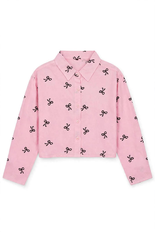 Bow Crop Shirts
