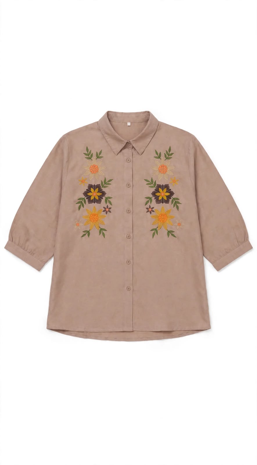 Graceful Flora Embroidered Top
