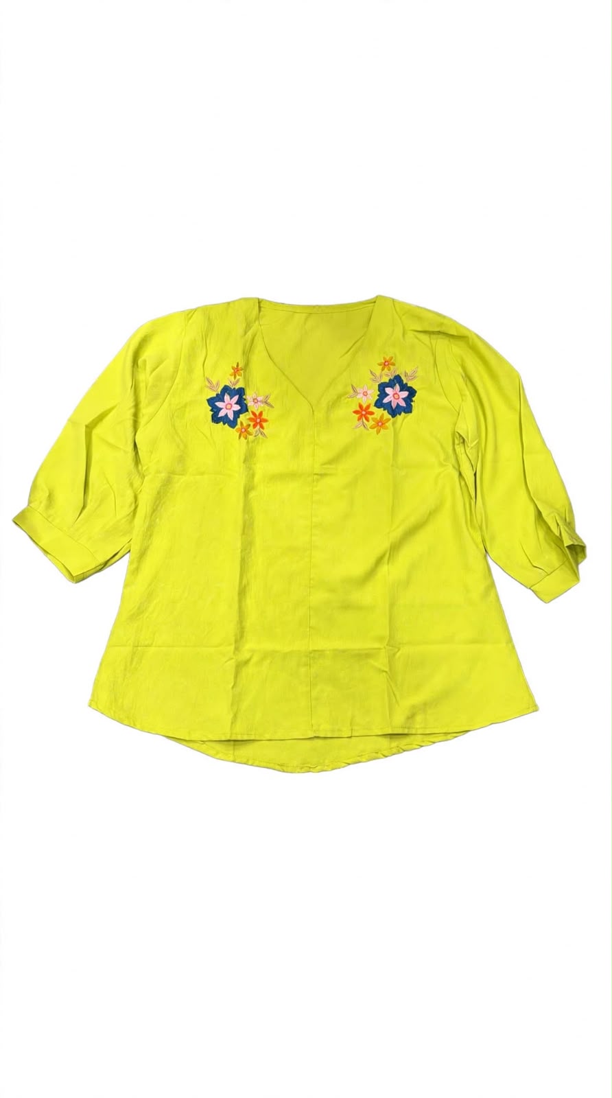 Meadow Mist Embroidered Top