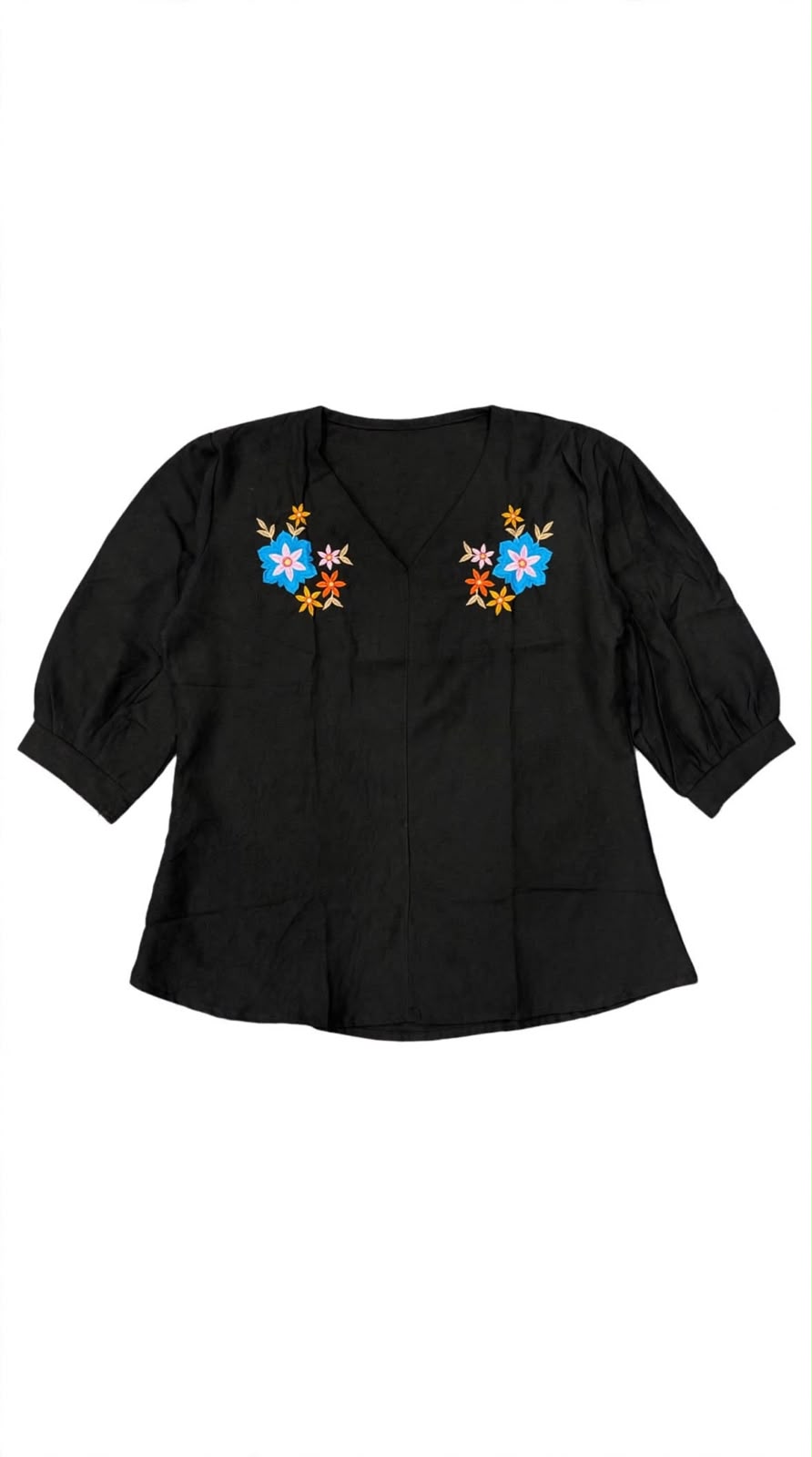 Meadow Mist Embroidered Top