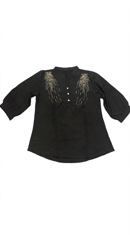 Willow & Thread Embroidered Top