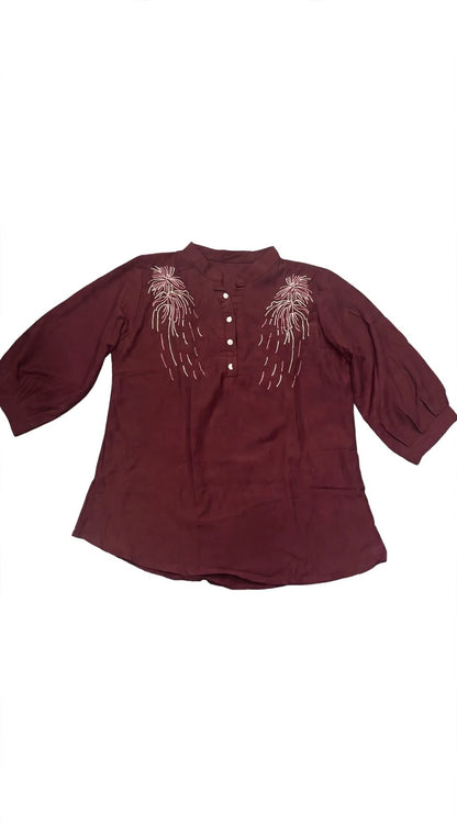 Willow & Thread Embroidered Top