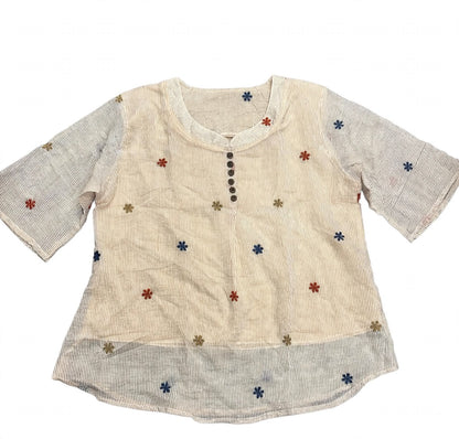 Plus Size Popcorn Short  Tops