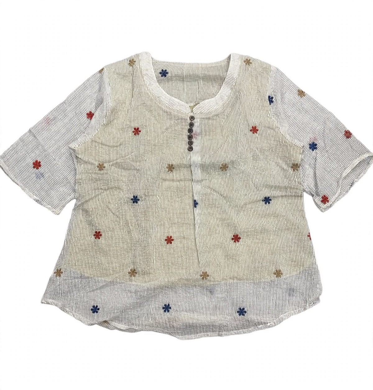 Plus Size Popcorn Short  Tops