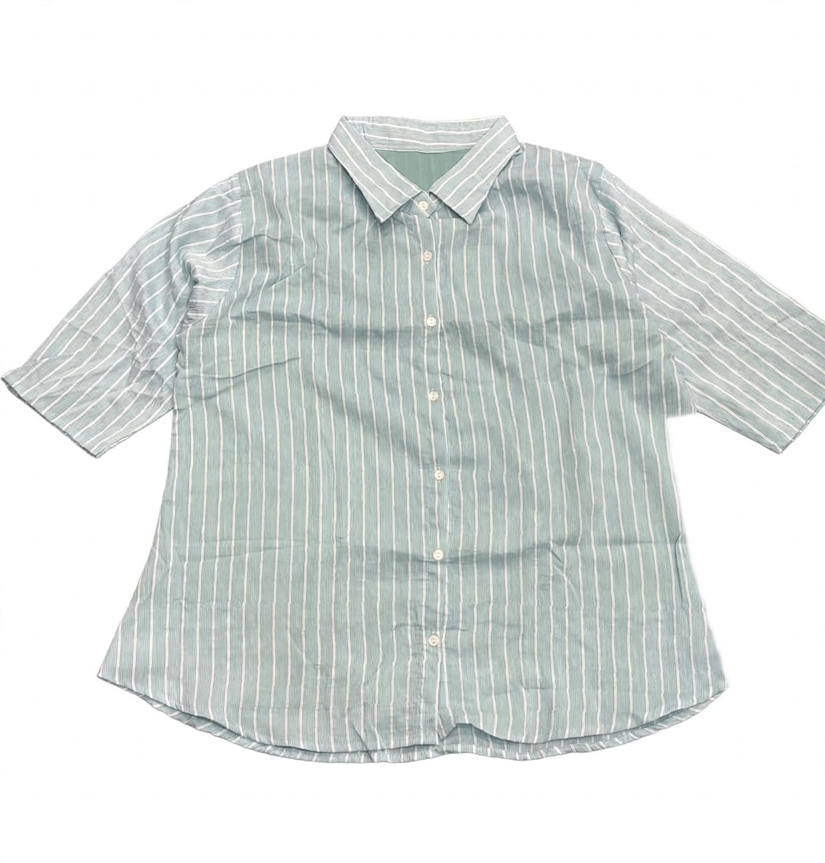 Plus Size Stripes Short Tops