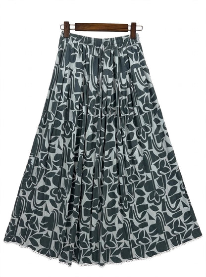 Floral Print Skirt