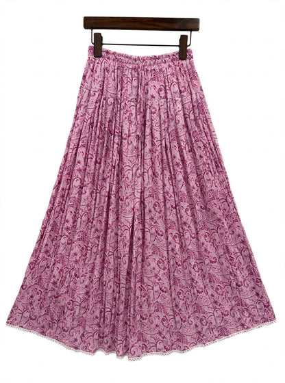 Floral Print Skirt