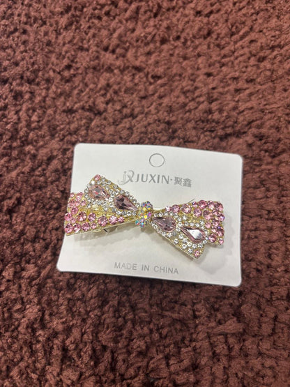 Crystal Bowknot Barrette