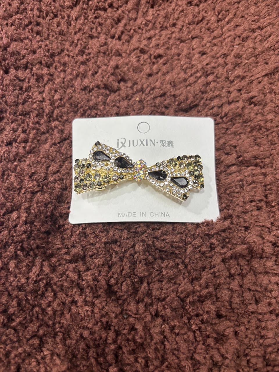 Crystal Bowknot Barrette