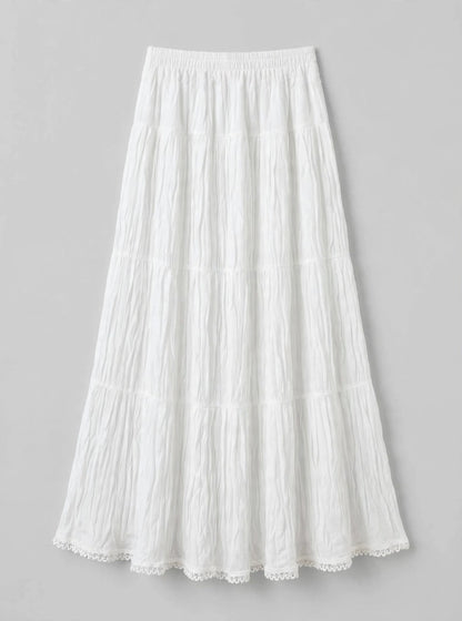 Plain White and Black Skirts