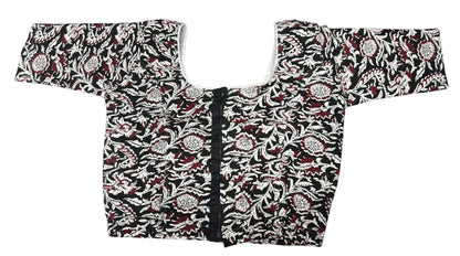 Kalamkari Half Sleeves Stretchable Blouses (XL)