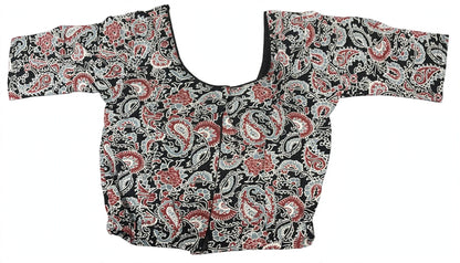 Kalamkari Half Sleeves Stretchable Blouses (XL)