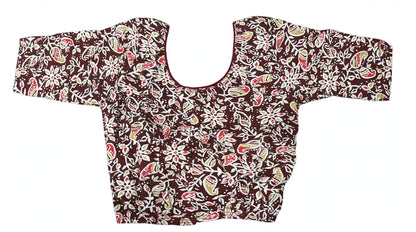 Kalamkari Half Sleeves Stretchable Blouses (XL)