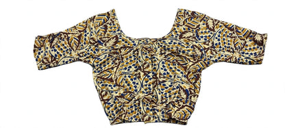 Kalamkari Half Sleeves Stretchable Blouses (4XL)