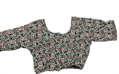Kalamkari Half Sleeves Stretchable Blouses (4XL)