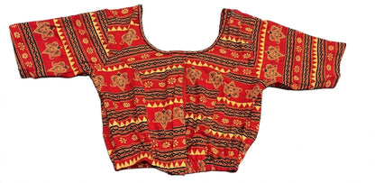 Kalamkari Half Sleeves Stretchable Blouses (4XL)