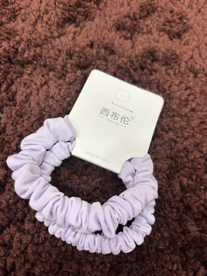 Korean Pastel Scrunchies Combo - 2Pc