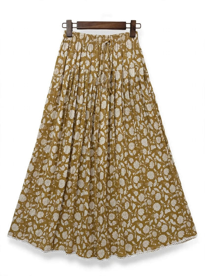 Floral Print Skirt